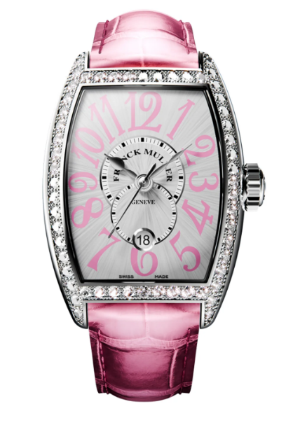 Best Franck Muller Cintree Curvex Nuance 7500 SC AT DT FO NUANCE D 1R AC SLV PINK AC Replica Watch